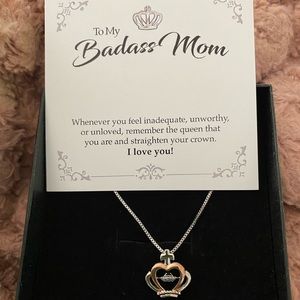 “BAD ASS MOM” Gorgeous Crown 👑 Necklace 20% Off 2 item bundle!